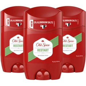 Old Spice - Deodorant - Stick - Restart - 50ml x 3