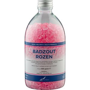 Badzout Rozen - 600 gram - Fles met aluminium dop - Set van 6 stuks