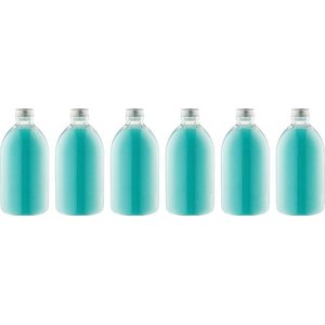 Scrubzout Hamam 650 gram - Fles met aluminium dop- set van 6 stuks - Hydraterende Lichaamsscrub