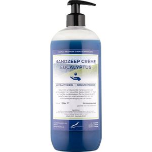 Handzeep Crème Eucalyptus 1 liter - met gratis pomp