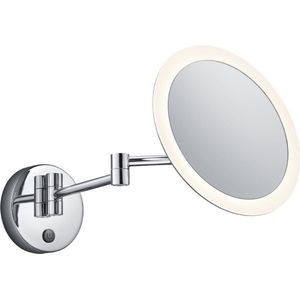 LED Make-up Spiegel - Scheerspiegel - Torna Vistas - Rond - 3x Vergroting - Aan/Uit Schakelaar - 3W - Warm Wit 3000K