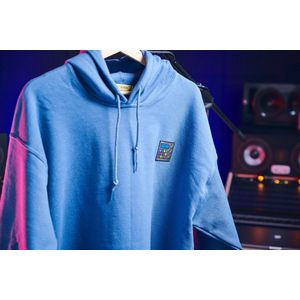 Inside Audio -  Drumcomputer - Hoodie - Marine Blauw