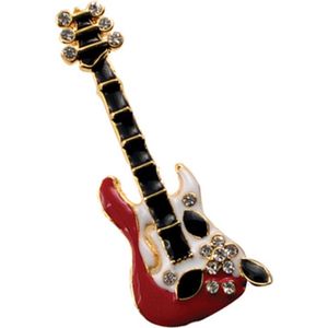 Broche - Kristallen - Helder - Elektrische Gitaar