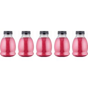 Scrubzout Fruity Melon - 375 gram - Fles met zwarte dop - Set van 5 stuks - Hydraterende Lichaamsscrub