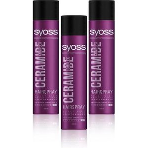 Syoss Haarspray / Haarlak – Ceramide Complex- Voordeelverpakking 3 x 400 ml