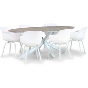 Lifestyle Salina/Panama 220 cm dining tuinset 7-delig