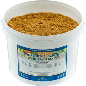 Kuusi Scrub Lemon & Orange 1 liter - Hydraterende Lichaamsscrub