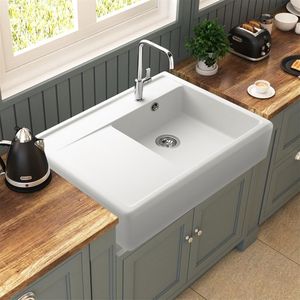 Keuken Spoelbak Opbouw Wit