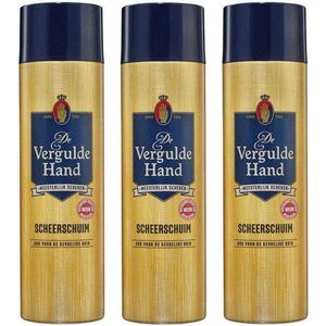Vergulde Hand Scheerschuim - Voordeelverpakking 3 x 250 ML