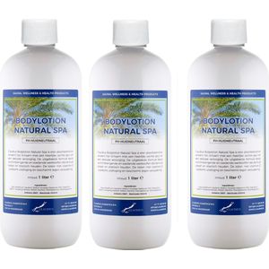 Bodylotion Natural Spa 1 Liter - set van 3 stuks