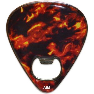 Flesopener in vorm van een plectrum - Gebroken wit