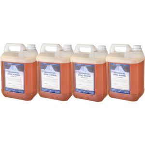 Douchegel Appel-Kaneel 5 liter - set van 4 stuks - Showergel - Navulling