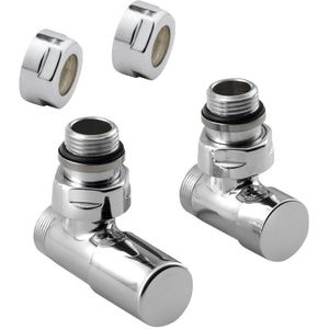 Sapho Compact aansluitset haaks chroom
