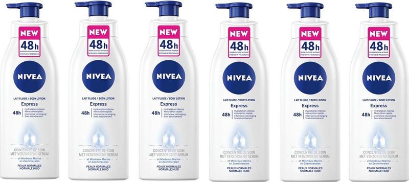 NIVEA - Express Body Lotion - Wit - Hydraterend - 400ml