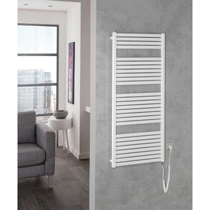 Sapho Tondi elektrische radiator wit 60x133cm 600W
