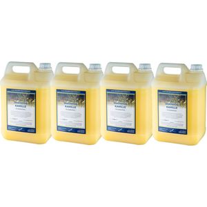 Shampoo Kamille - 5 Liter - set van 4 stuks - Navulling - Voordeelverpakking - Haarverzorging