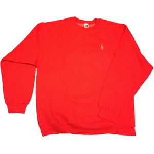 Sweater - Vioolsleutel - Rood - Katoen