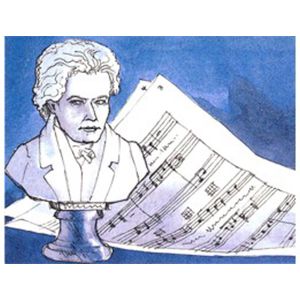 Wenskaarten met Beethoven