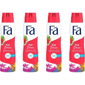 FA Deo Spray Fiji Dream - Voordeelverpakking 4 x 150 ml