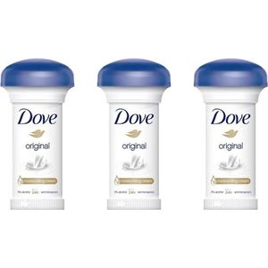 Dove Original Deo Creme - Mushroom - Voordeelverpakking 3 x 50 ml