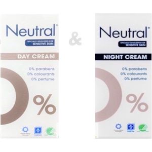 Neutral Set - 1 Dagcreme & 1 Nachtcreme