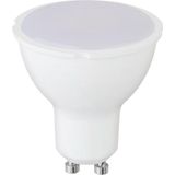 LED Spot Set - Pragmi Pollon Pro - Dimbaar - Mat Goud - GU10 Fitting - 6W - Helder/Koud Wit 6400K - Verdiept - Ø82mm
