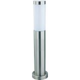 LED Tuinverlichting - Staande Buitenlamp - Laurea 4 - E27 Fitting - Rond - RVS - Philips - CorePro Lustre 827 P45 FR - 4W - Warm Wit 2700K