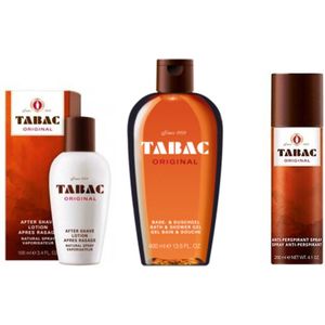 Tabac Original SET - After Shave & Douchegel XL & Deodorant Spray
