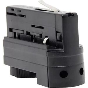 Spanningsrail Connector Hanglamp - Facto - 3 Fase - Zwart