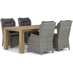 Garden Collections Windsor/Brighton 200 cm dining tuinset 5-delig