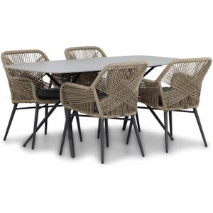 Lifestyle Garden Furniture Advance/Valerio 180 cm dining tuinset 5-delig