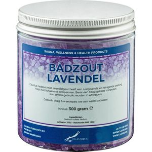 Claudius Badzout Lavendel - 300 gram - Pot met aluminium deksel - Set van 6 stuks