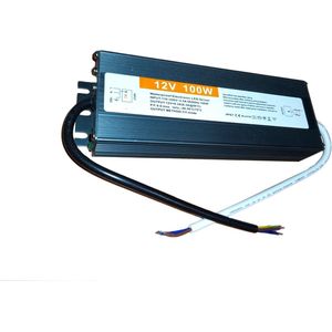 LED driver-voeding 12volt-100w waterproof IP67