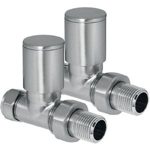 SSI Design - Radiatorkraan - RVS Gepolijst - Recht