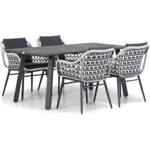 Lifestyle Dolphin/Villagio 170 cm dining tuinset 5-delig