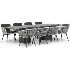 Lifestyle Garden Furniture Western/Graniet 300 cm dining tuinset 9-delig
