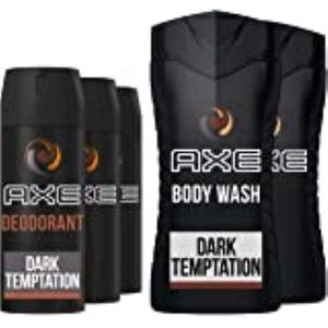 AXE Dark Temptation Deo Spray & Douchegel MIX - 3 Deo + 2 Douchegel - Voordeelverpakking