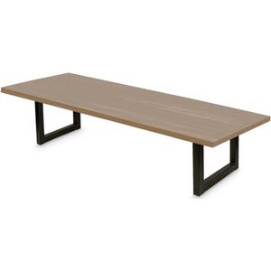 Haris Dublin Eettafel – Tafel Rechthoek 160x80 cm – U poot 8x8 cm - Brons