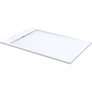 Best Design Decent solid surface douchebak mat wit 180x90x4,5cm