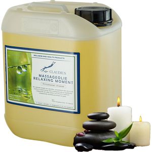 Massageolie Relaxing Moment - 10 liter - 100% natuurlijk - biologisch en koud geperst