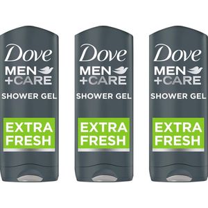 Dove Men+Care - Extra Fresh - Douchegel - 3 Stuks 250 ml