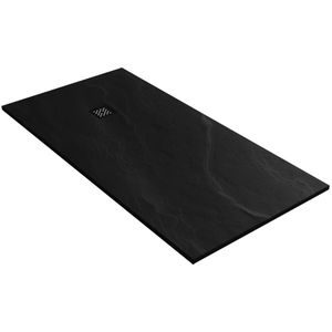 Sanituba Crag douchebak 90x180x3cm mat zwart