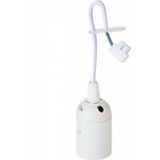 Verhuisfitting Set 10 Stuks - E27 Fitting - 15W - Helder/Koud Wit 6500K - Wit