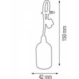 Verhuisfitting Set 10 Stuks - E27 Fitting - 15W - Helder/Koud Wit 6500K - Wit