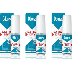 Odorex - Extra Dry - Pompspray - Voordeelverpakking 3 x 30 ml