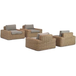 Garden Collections Oxbow/Varano 160 cm dining tuinset 5-delig