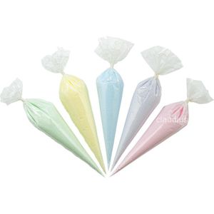 Scrubzout Rainbow Pastel - 500 gram in puntzak transparant - zen moment, eucalyptus, opium, lavendel en rozen - Hydraterende Lichaamsscrub