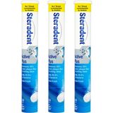 Steradent Reinigingstabletten – Active Fresh Plus  Voordeelverpakking 3 x 30 Stuks