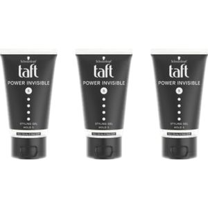 Taft - Power Hair Gel Invisible Hair Gel - Voordeelverpakking 3 x 150 ml