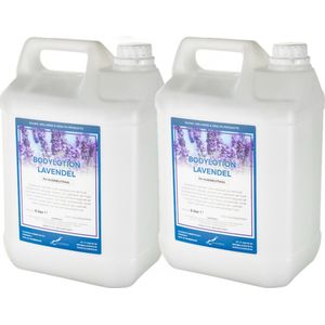 Bodylotion Lavendel 5 Liter - set van 2 stuks - navulling - Voordeelverpakking